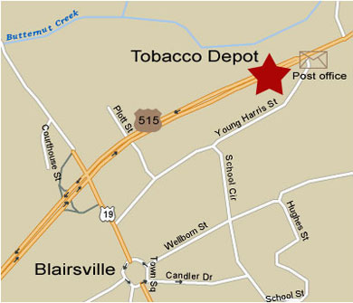 Tobacco Depot location map